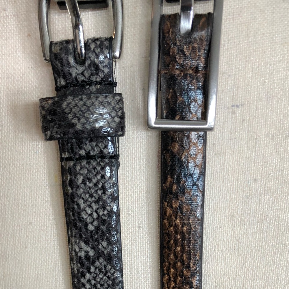 Banana Republic - Snakeskin Belts